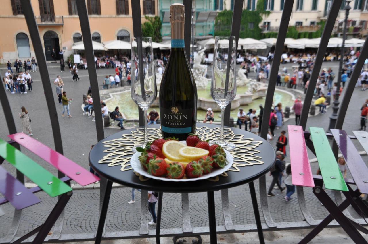 Navona Charming Balcony Apartment Rome Luaran gambar