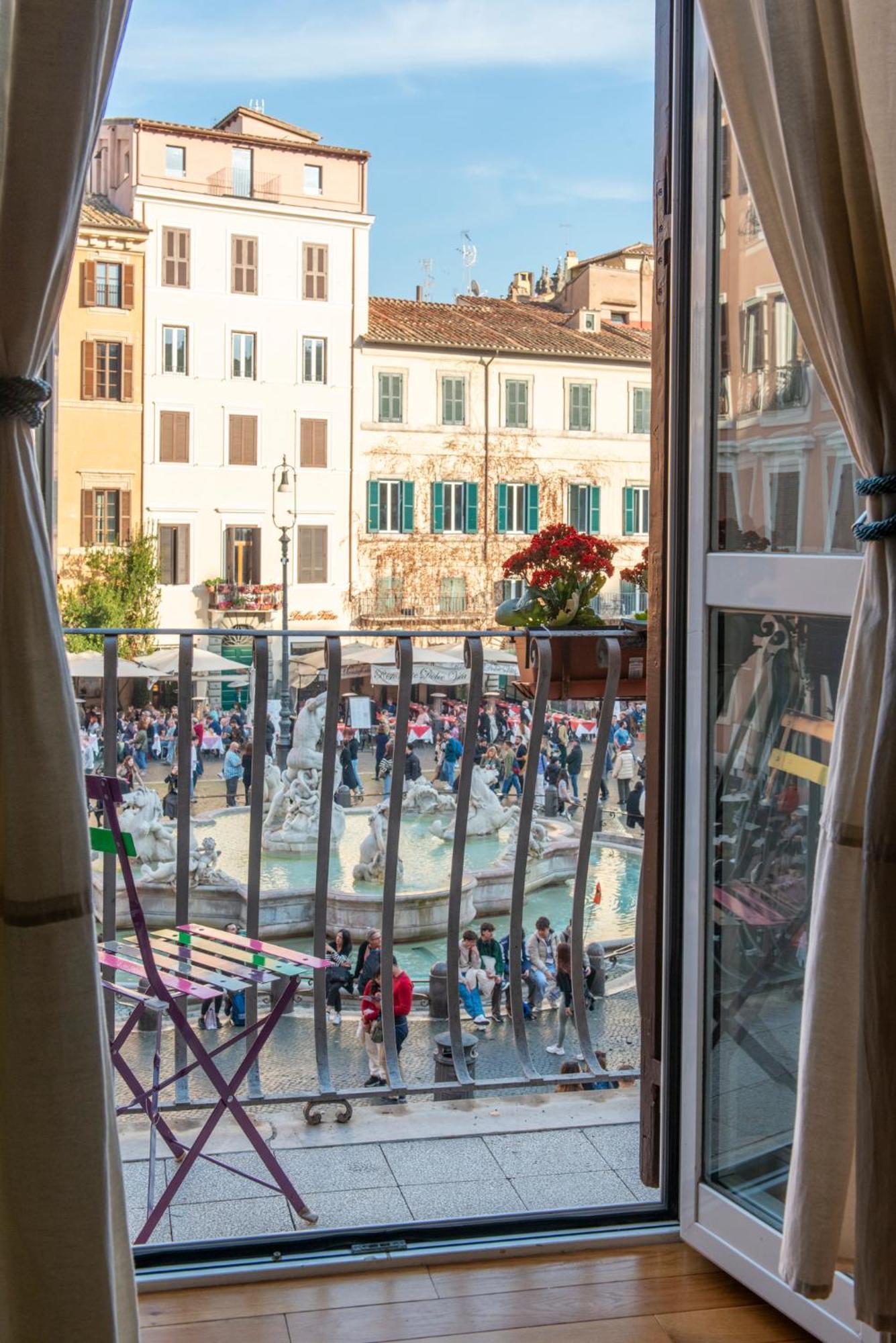 Navona Charming Balcony Apartment Rome Luaran gambar