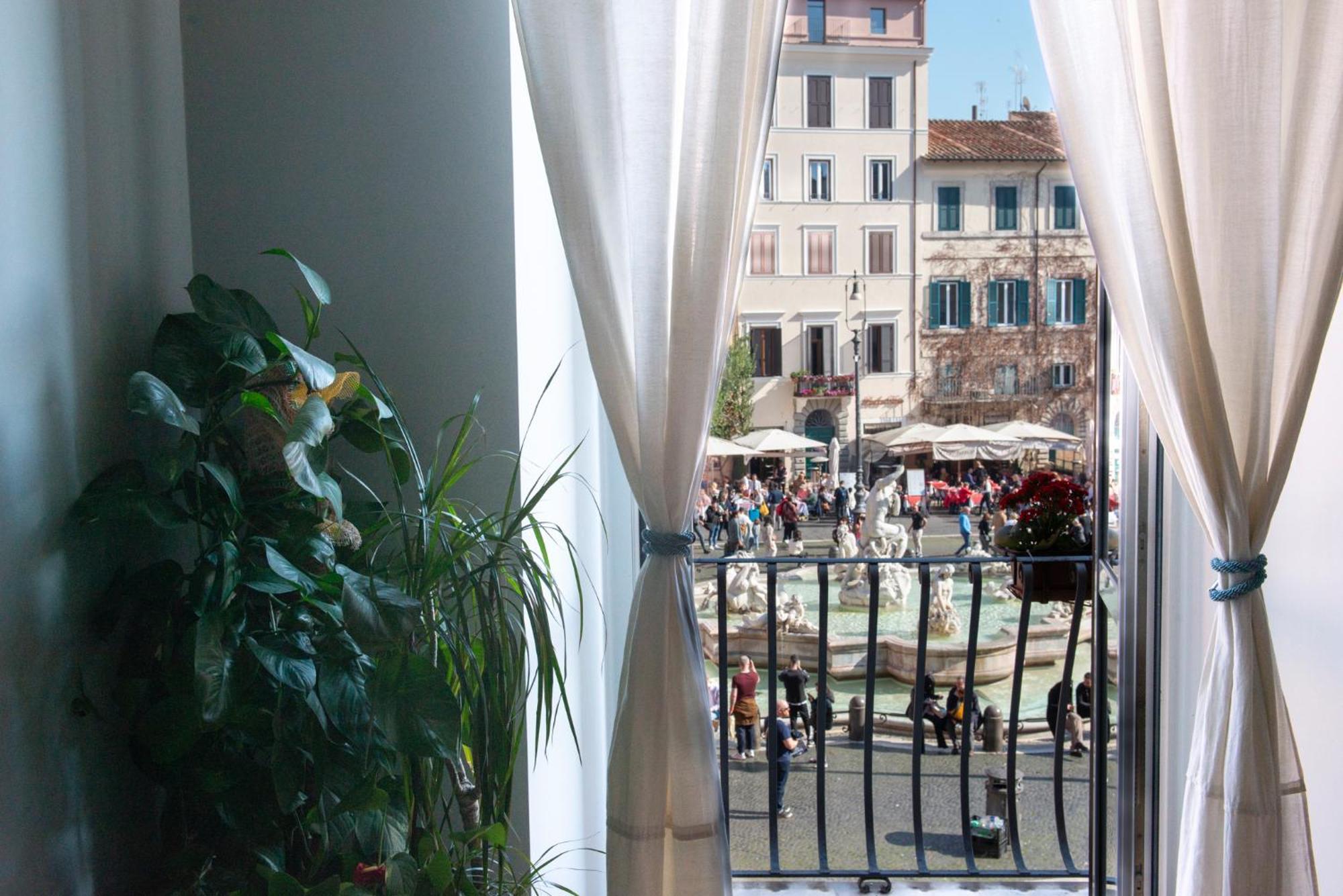 Navona Charming Balcony Apartment Rome Luaran gambar