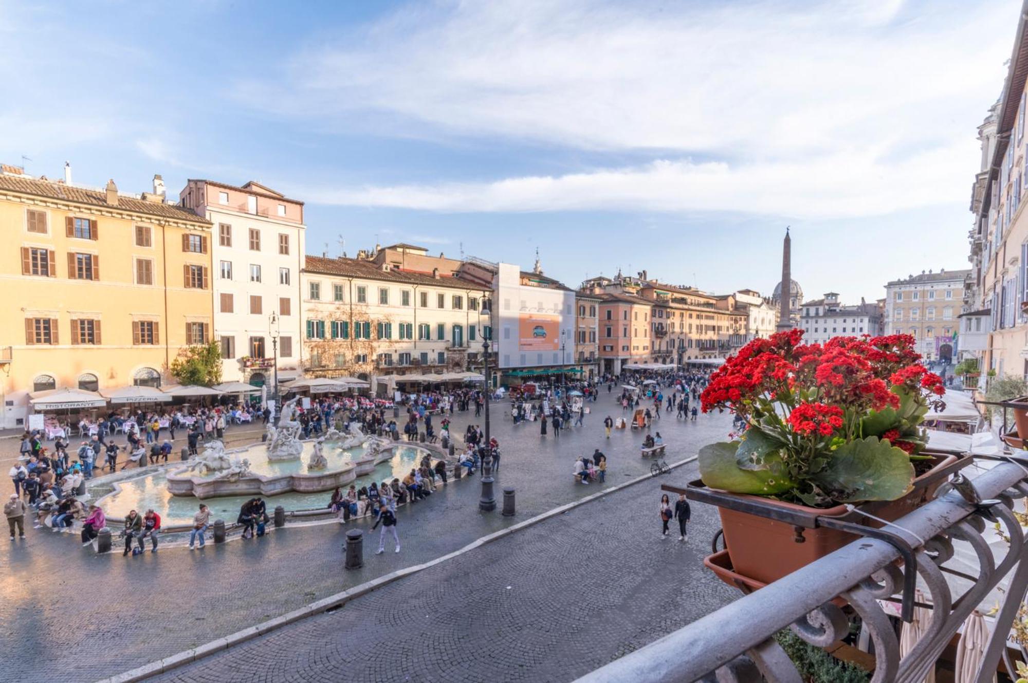 Navona Charming Balcony Apartment Rome Luaran gambar